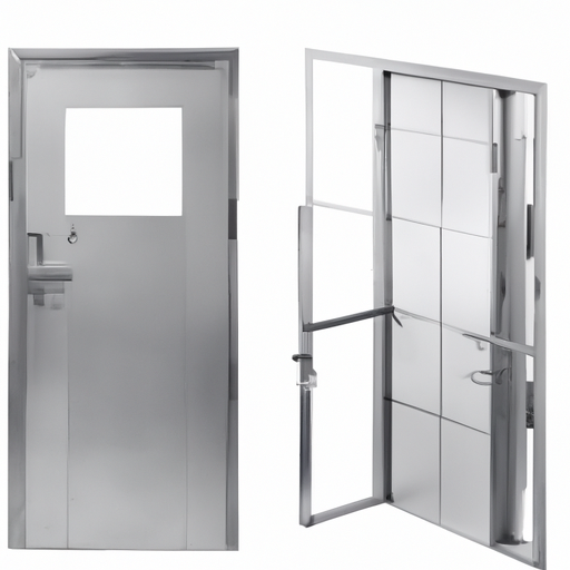 Different types of bullet proof doors used in various industries.