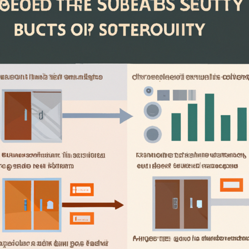 An infographic showing the rise in security threats and the importance of bulletproof doors.